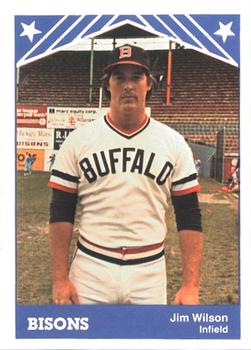 1983 TCMA Buffalo Bisons #14 Jim Wilson Front