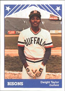 1983 TCMA Buffalo Bisons #21 Dwight Taylor Front