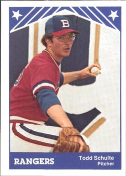 1983 TCMA Burlington Rangers #10 Todd Schulte Front