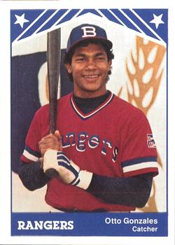 1983 TCMA Burlington Rangers #17 Otto Gonzalez Front