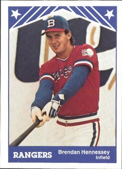 1983 TCMA Burlington Rangers #20 Brendan Hennessy Front