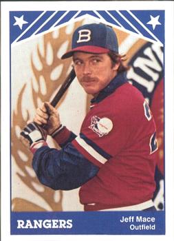 1983 TCMA Burlington Rangers #21 Jeff Mace Front
