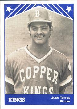 1983 TCMA Butte Copper Kings #11 Jose Torres Front