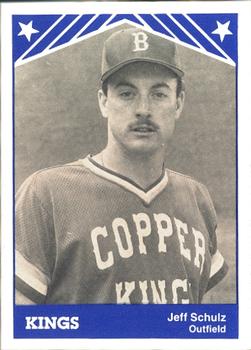 1983 TCMA Butte Copper Kings #28 Jeff Schulz Front