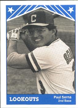1983 TCMA Chattanooga Lookouts #2 Paul Serna Front