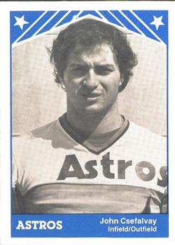 1983 TCMA Columbus Astros #3 John Csefalvay Front