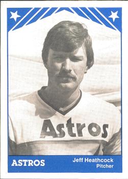 1983 TCMA Columbus Astros #14 Jeff Heathcock Front
