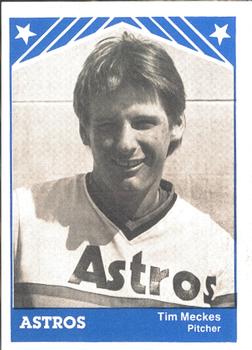 1983 TCMA Columbus Astros #16 Tim Meckes Front