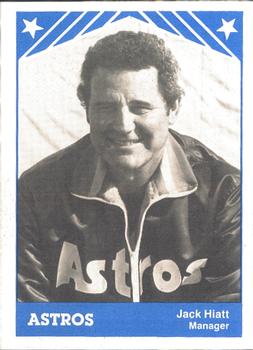 1983 TCMA Columbus Astros #22 Jack Hiatt Front