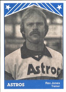 1983 TCMA Columbus Astros #24 Rex Jones Front