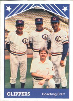 1983 TCMA Columbus Clippers #2 Jerry McNertney / Mickey Vernon / Mark Connor / Steve Donohue Front