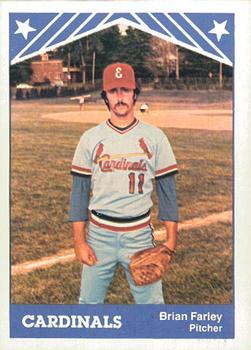 1983 TCMA Erie Cardinals #10 Brian Farley Front