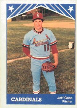 1983 TCMA Erie Cardinals #16 Jeff Gass Front