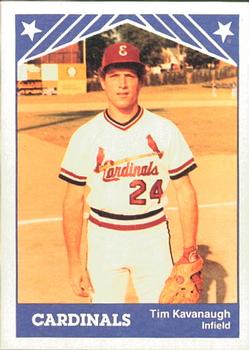 1983 TCMA Erie Cardinals #19 Tim Kavanaugh Front