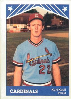 1983 TCMA Erie Cardinals #25 Kurt Kaull Front