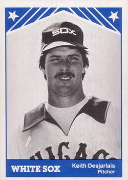 1983 TCMA Glen Falls White Sox #13 Keith Desjarlais Front