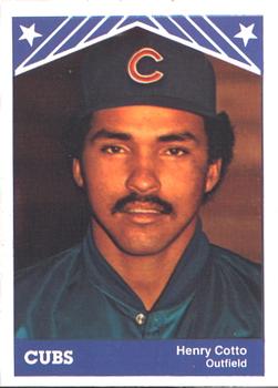 1983 TCMA Iowa Cubs #21 Henry Cotto Front