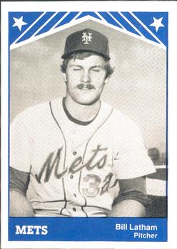 1983 TCMA Lynchburg Mets #3 Bill Latham Front