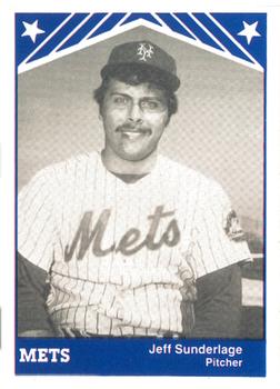 1983 TCMA Lynchburg Mets #18 Jeff Sunderlage Front