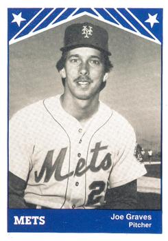 1983 TCMA Lynchburg Mets #20 Joe Graves Front