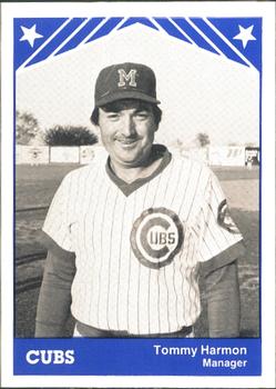1983 TCMA Midland Cubs #2 Tommy Harmon Front