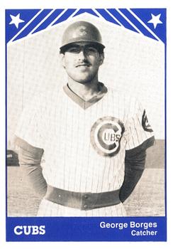 1983 TCMA Midland Cubs #15 George Borges Front