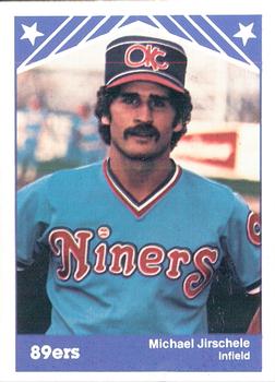 1983 TCMA Oklahoma City 89ers #10 Michael Jirschele Front