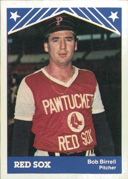 1983 TCMA Pawtucket Red Sox #1 Bob Birrell Front