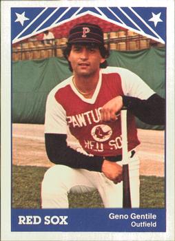 1983 TCMA Pawtucket Red Sox #21 Geno Gentile Front