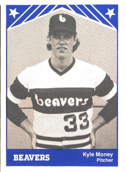 1983 TCMA Portland Beavers #4 Kyle Money Front