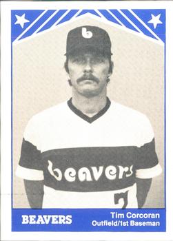 1983 TCMA Portland Beavers #11 Tim Corcoran Front