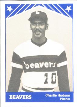 1983 TCMA Portland Beavers #19 Charlie Hudson Front