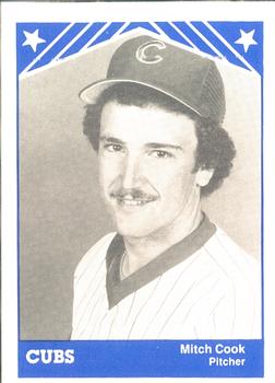 1983 TCMA Quad City Cubs #9 Mitch Cook Front