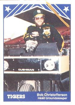 1983 TCMA Tacoma Tigers #25b Bob Christofferson Front