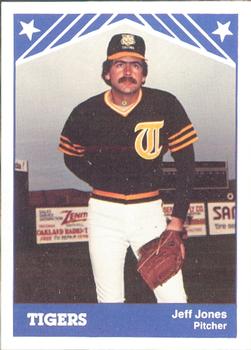1983 TCMA Tacoma Tigers #28 Jeff Jones Front