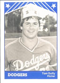1983 TCMA Vero Beach Dodgers #2 Tom Duffy Front