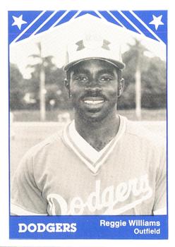 1983 TCMA Vero Beach Dodgers #25 Reggie Williams Front