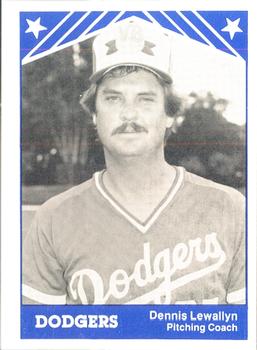 1983 TCMA Vero Beach Dodgers #29 Dennis Lewallyn Front