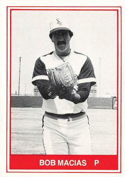1982 TCMA Amarillo Gold Sox #6 Bob Macias Front