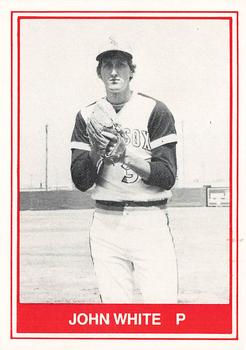 1982 TCMA Amarillo Gold Sox #13 John White Front