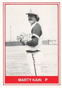 1982 TCMA Amarillo Gold Sox #20 Marty Kain Front