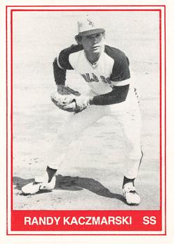 1982 TCMA Amarillo Gold Sox #21 Randy Kaczmarski Front
