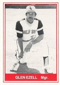 1982 TCMA Amarillo Gold Sox #23 Glenn Ezell Front