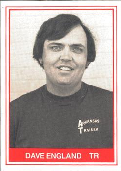 1982 TCMA Arkansas Travelers #23 Dave England Front