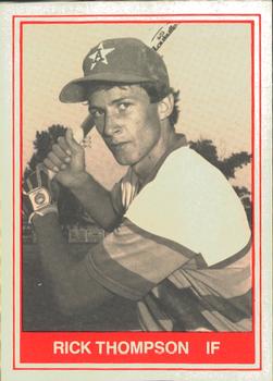 1982 TCMA Auburn Astros #19 Rick Thompson Front