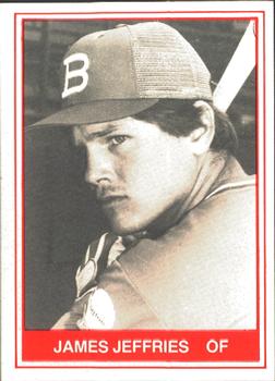 1982 TCMA Burlington Rangers #4 James Jeffries Front