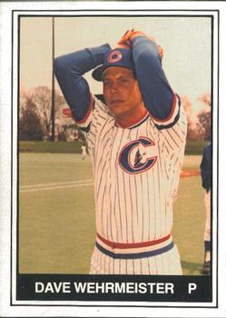 1982 TCMA Columbus Clippers #11 Dave Wehrmeister Front