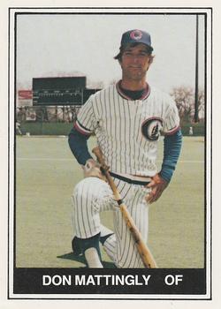 1982 TCMA Columbus Clippers #21 Don Mattingly Front
