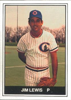 1982 TCMA Columbus Clippers #22 Jim Lewis Front