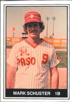 1982 TCMA El Paso Diablos #8 Mark Schuster Front